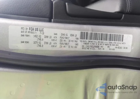 2018 Jeep Grand Cherokee Laredo from USA, damaged, VIN 1C4RJFAG5JC458586